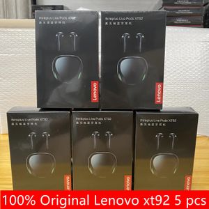 Auriculares Original Lenovo XT92 5PCS Auriculares inalámbricos Control táctil Auriculares Bluetooth Estéreo HD Hablando con micrófono Auriculares inalámbricos