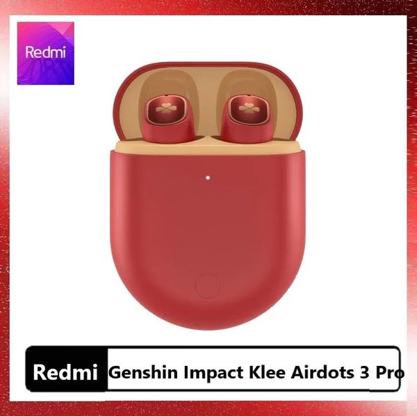 Auriculares Original Redmi Airdots 3 Pro Oficial Genshin Impact Xiaomi Klee Auriculares Bluetooth Auriculares para juegos con micrófono de bajo retardo