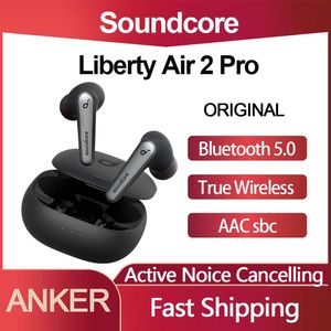 Auriculares Original Soundcore Liberty Air 2 Pro TWS Bluetooth 5.0 Control táctil Auriculares inalámbricos verdaderos ANC Auriculares con cancelación activa de ruido