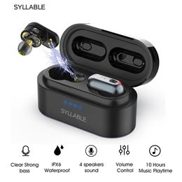 Écouteurs Original Syllabe S101 Tws basse écouteurs casque sans fil réduction du bruit syllabe contrôle du Volume écouteurs Bluetoothcompatible