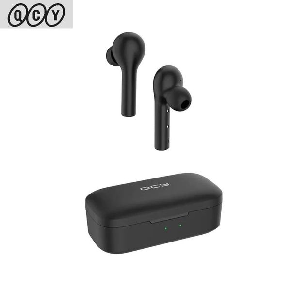 Auriculares QCY T5 Auriculares compatibles con bluetooth Auriculares inalámbricos Tws Control táctil estéreo con micrófono para auriculares xiaomi phone gamer