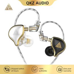 Kopfhörer QKZ ZXD Dynamischer In-Ear-Monitor, kabelgebundene HiFi-Kopfhörer, Bass-Stereo-Musik, Ohrstöpsel, Geräuschunterdrückung, Headset, abnehmbare 3,5-mm-Ohrhörer