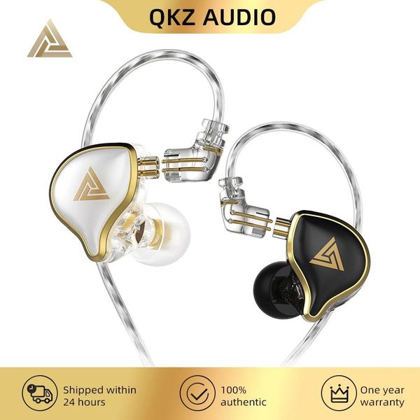 Écouteurs QKZ ZXD HiFi écouteur Super basse écouteurs moniteur de musique casque filaire avec Microphone casque antibruit jeux sport