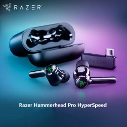 Oortelefoons Razer Hammerhead Pro Hypersspeed Ultieme CrossplatformTrue draadloze gaming oordopjes Chroma RGB en Bluetooth 5.3