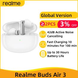 Écouteurs Realme Buds Air 3 TWS Écouteur Bluetooth 5.2 42 dB Bruit actif annulation AI CASHE SANS WIRE