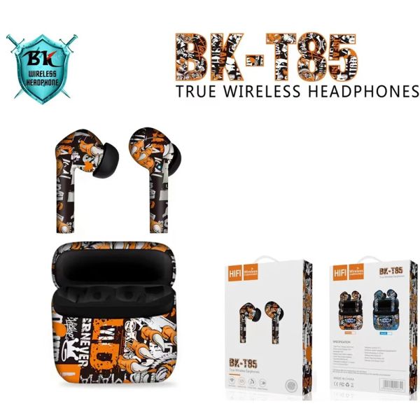 Écouteurs T85 TWS écouteurs Bluetooth casque 5.0 son Hifi véritable écouteur sans fil couleur Camouflage