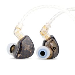 Écouteurs Tangzu Waner S.G Hifi 10 mm Conducteur Dynamic Pet Diaphragme dans l'oreille Earphone Dual Cavity Chamber Metal Buse