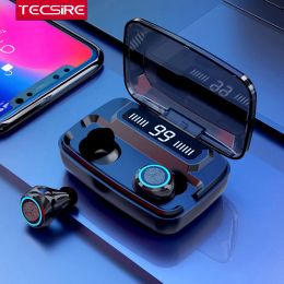 Oortelefoons tecsire m11 bluetooth headset draadloze oordopjes tws oortelefoon hifi stereo in oor zweetdicht met microfoon