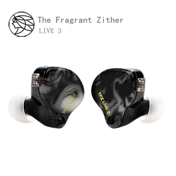 Écouteurs TFZ LIVE 3 dans l'oreille écouteur double circuit magnétique graphène pilote dynamique Hifi moniteur de basse casques de sport 2 broches câble détachable