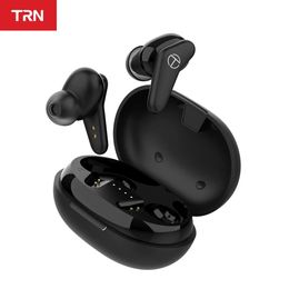 Écouteurs TRN AM1 TWS True Wireless écouteurs Bluetooth 5.0 écouteurs dynamiques contrôle tactile suppression du bruit casque Sport T300 BT1 S2