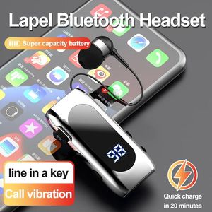 Trouvaille K55 Bluetooth-oortelefoon Draadloze headset Lotus Enkele clip op kabelorganizer Draadopwinderhouder Headset F920 F910