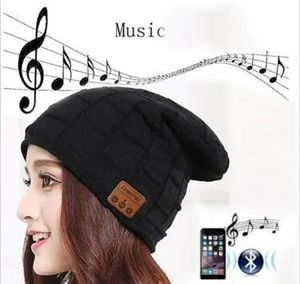 Auriculares Capa de sombrero de gorro de bluetooth inalámbrico con auriculares auriculares Bluetooth auriculares Bluetooth Bluetooth altavoces Mic Sport Outdoors Hat Mejores regalos