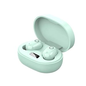 Koptelefoon Draadloos Bluetooth Oordopjes Type C Oplader J15 Headset Macaron Kleur Stereo Mini Touch TWS Inear Type Roze met microfoon Kleine oren Noi