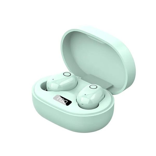 Auriculares auriculares Bluetooth inalámbricos tipo C cargador J15 auriculares Macaron color estéreo mini touch tws inear rosa con micrófono orejas pequeñas noi