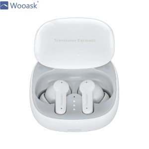 Auriculares Wooask M3 Smart 144 Lenguaje Auriculares Simultáneo Translator AI AI Voice Instant Translation Interpretación de los auriculares Auriculares