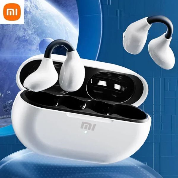 Écouteurs Xiaomi Bluetooth Headset 5.3 Écouteur de bruit de bruit sans fil Chef de sport imperméable des écouteurs de crochet d'oreille 3D