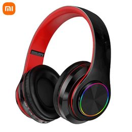 Oortelefoon Xiaomi Bluetooth-headset Draadloze hoofdtelefoon Opvouwbare HiFi-stereo-oortelefoon met microfoon Ondersteuning SD-kaart FM voor Iphone Sumsamg