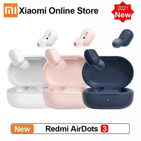 Auriculares Xiaomi Mijia Redmi AirDots 3 TWS auriculares híbridos vocalismo inalámbrico Bluetooth 5,2 Mi True auriculares inalámbricos nivel de CD calidad de sonido