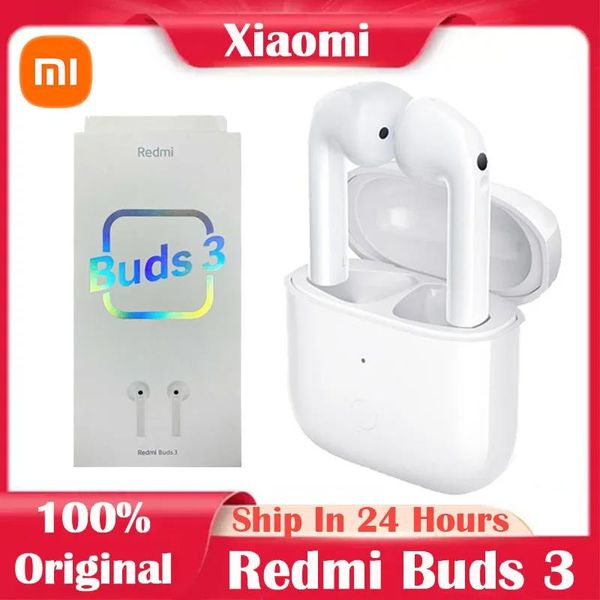 Écouteurs Xiaomi Redmi Buds 3 TWS Wireless Bluetooth 5.2 Écouteurs Dual Mic QCC 3040 Chip APTX Adpatif IP54 Écouteurs résistants imperméables