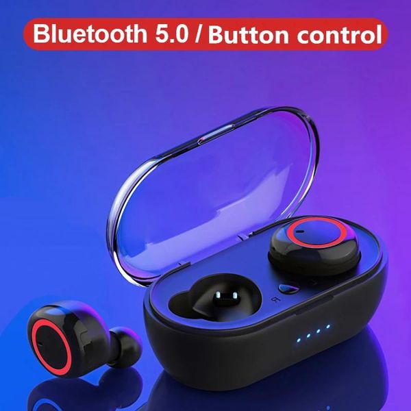 Kopfhörer Y50 Tws Großhandel in Ohrkopfhörern Blutooth 10 Stück Lot Kopfhörer Bluetooth Drahtlose Kopfhörer Bluetooth Verkauf Gaming-Kopfhörer