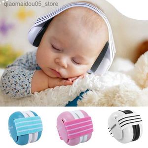 Earpick# Baby Noise Annellering oortelefoons en oorbanden met elastische hoofdbanden en vliegtuigreizen Baby -accessoires Q240416