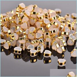 Earring Back 50 Unids / bolsa Heart Sile Earplugs Stud Earring Backs Support Plug Pendientes Accesorios de joyería 1196 B3 Drop Delivery 2021 Fi Dhqfw