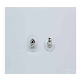 Oorrel terug sieraden oorbellen accessoires Anti slip allergie oordopnikplug voor oordop om 332 Q2 drop levering bevindingen te maken componenten dhn91