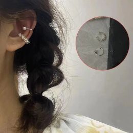 Oorbellen 1 set creatieve niet -spelende oorclips op oorbellen minimalisme kraakbeen oor manchet nep kraakbeen oorbellen voor vrouwen sieraden