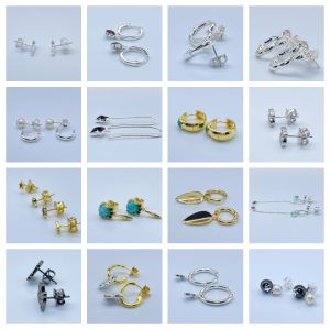 Boucles d'oreilles ours en argent Sterling, bijoux, cadeau de vacances, produits personnalisés en usine, vente en gros, tendance 2022