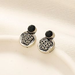 Pendientes 925 Silvr Vintag Charm Stainlss Stl Nw Dsignr Jwlry Stud Pendientes Classic Dsign Cumpleaños Wdding Lov Regalos Pendientes Womns Boutiqu Jwlry