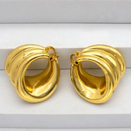 Oorbellen clip oorbellen onregelmatige damese oorbellen 24k goud vergulde sieraden accessoires trend Product 2022 Verklaring set oorbellen