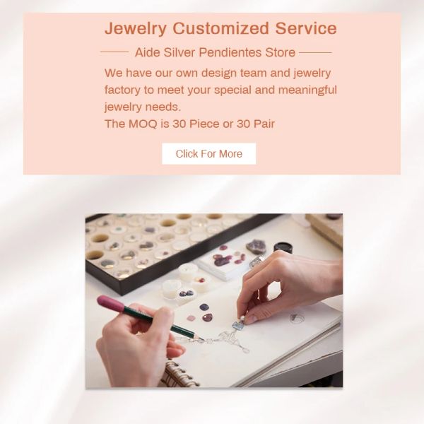 Pendientes Enlace personalizado para personalizar collares/aretes/pulseras/tobilleras/anillo de cualquier material o sy sus propios diseños
