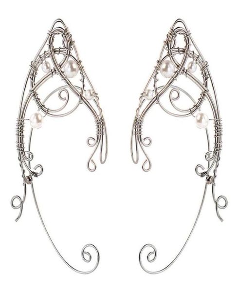 Boucles d'oreilles de styliste pour femmes, 2 pièces, manchettes d'elfe à la mode, crochet à Clip, anneaux, bijoux cadeau 2211079496976