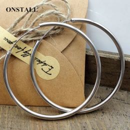 Oorbellen E0420 Groothandel gratis Sterling zilveren oorbellen, fabrieksprijs 925 gestempelde mode-sieraden Gladde ronde oorbellen E040/a