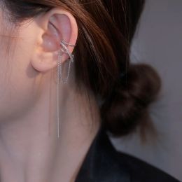 Boucles d'oreilles Chaîne à longue chaîne Irrégulaire CLIP d'oreille sans trous boucles d'oreilles pour femmes simples sans perçage oreilles accessoires bijoux KDE128