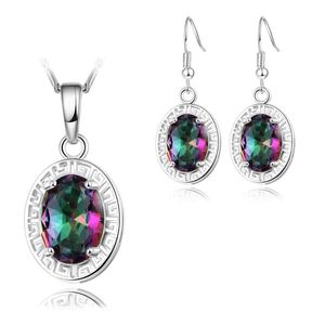 Boucles d'oreilles collier NAKELULU luxe Zircon ensemble de bijoux en gros à la mode or couleur ensembles pour les femmes