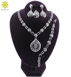 Boucles d'oreilles collier nigérian mariage perles africaines ensemble de gouttes d'eau pour les femmes fête Dubai accessoires bijoux 3478834