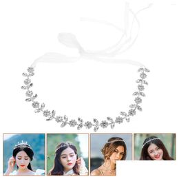 Collier de boucles d'oreilles Set Bridal Headpiece Hair Accessories Femmes Femmes Bande Bande Bride Claises Rigiane Girls Lignes Drop Livraison Juif Dhhzs