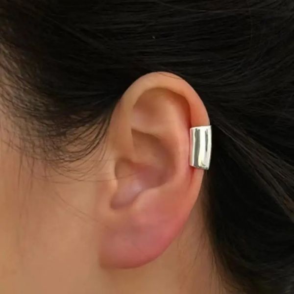 Boucles d'oreilles Nouvelles boucles d'oreilles à clip long métal gothique pour les femmes sans perforation