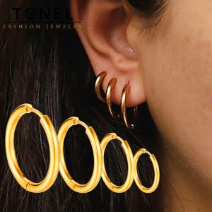 Boucles d'oreilles en acier boucles d'oreilles pour femmes hommes en acier inoxydable petite couleur d'oreille boucle d'oreille corée cartilage perçage accessoires de bijoux classiques