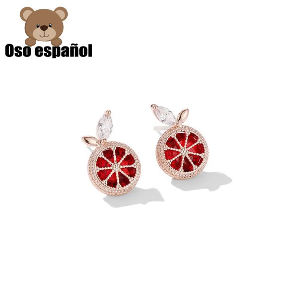 Boucles d'oreilles tsed001 de haute qualité sier sier beaux bijoux de bijoux en espagne