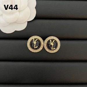 Boucles d'oreilles vintage Luxury Perle Boucles d'oreilles Gold Pladed Pared Eore Stad Designer Boutique Jewelry Couple Girl Girl Gift Oreads High Quality Birthday Party Bijoux