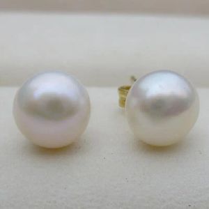 Pendientes al por mayor aaa akoya 1011mm pendientes de perlas blancas promoción por tiempo limitado