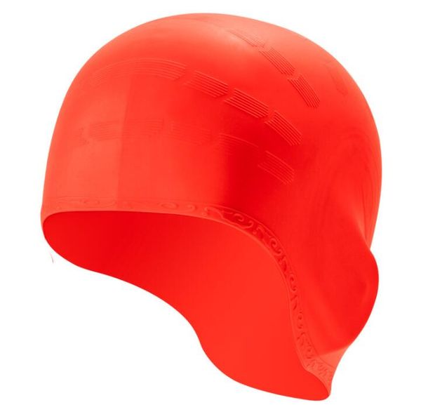 Copriorecchie paraorecchie protettive in gomma Cuffia da nuoto per adulti Donna Uomo Ragazza Giovani Capelli lunghi Cappello impermeabile Flessibile 100% silicone traspirante Cuffia da mare per piscina