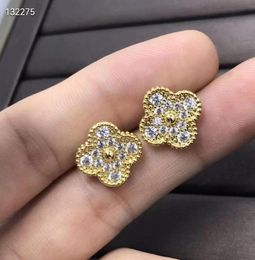 Earstuds for Women Fashion Ear studs met diamantno diamant kleurrijke stijlen met box9146513