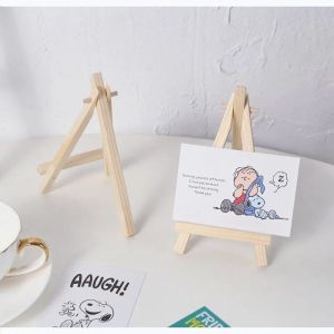 Chevaux 10pcs en bois mini chevale de chevalet de mariage table de mariage de carte de carte de carte photo dispositif de présentation des enfants