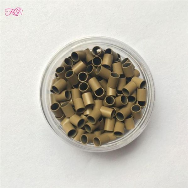 Locks fácilmente de cobre micro anillo 1000pcs 322838 mini cerraduras rectas tubo de cobre micro cuentas para aplicar la punta del cabello 4704252