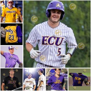 Gavin Williams Bryson Worrell East Carolina Baseball Jersey Jeff Hoffman Alec Burleson Jacob Jenkins-Cowart Carter Cunningham Justin Wilcoxen Ecu Pirates Jerseys