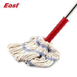 East Spin Twist Mop Floor Cleaning MOPS met katoenen garen hoofd Huis Schoonmaakgereedschap T200703