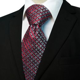 Eastepic 10 cm brede stropdassen voor mannen in zakelijke pakken heren stropdas jacquard accessoire kwaliteit print pure zijde bruiloftsfeest 240323
